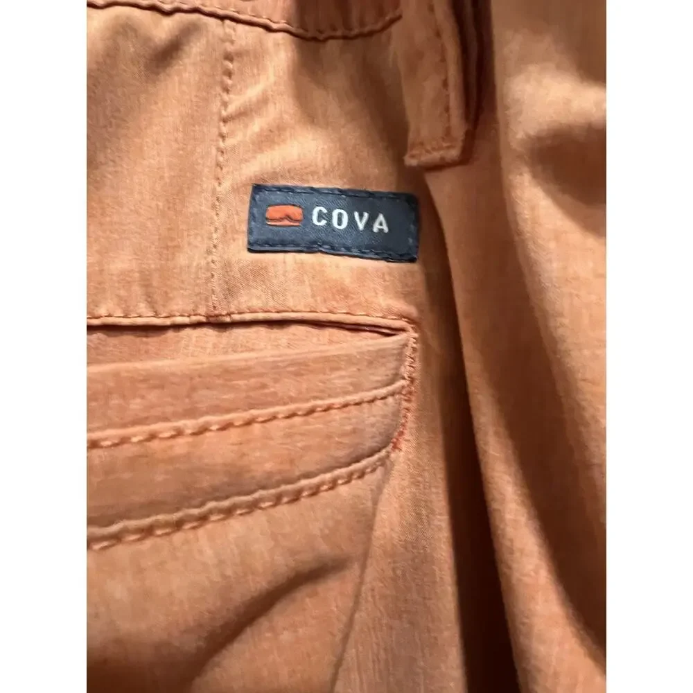Cova Men’s Swim Surf n Turf Trunks Board Shorts Orange beach Size 40